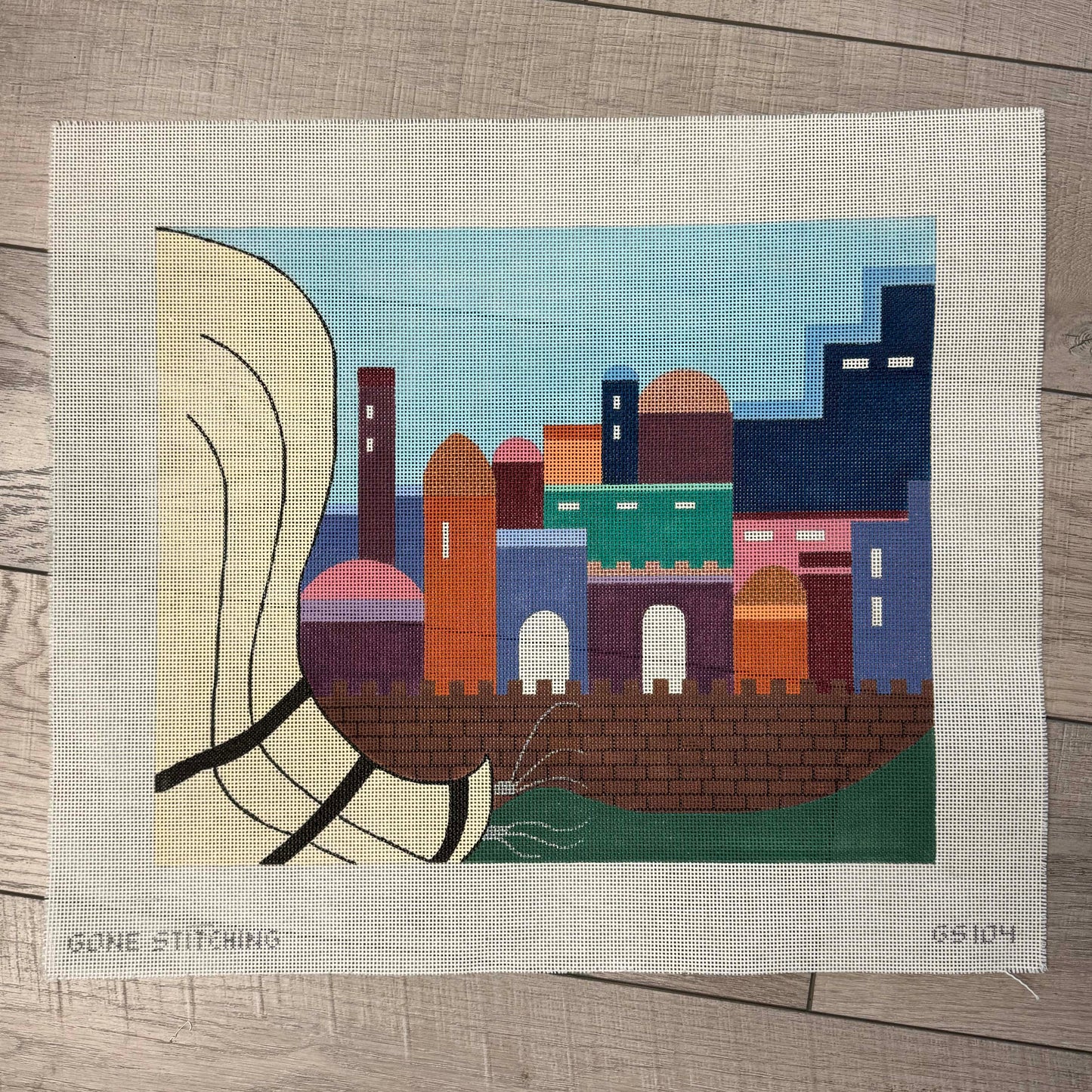 Gone Stitching Jerusalem with Tallit - Extra Large