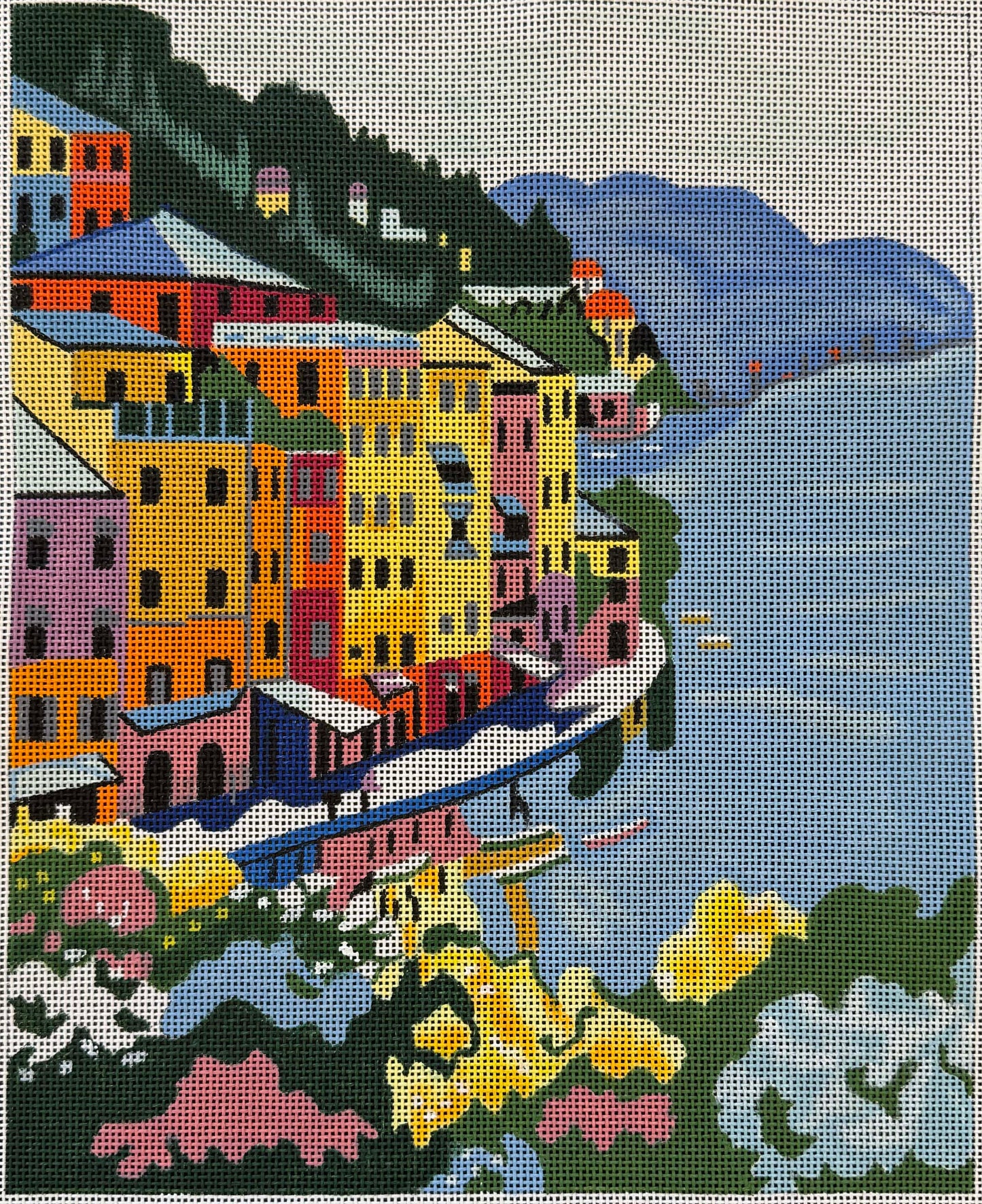 Italian Coast Landscape by Shelbi