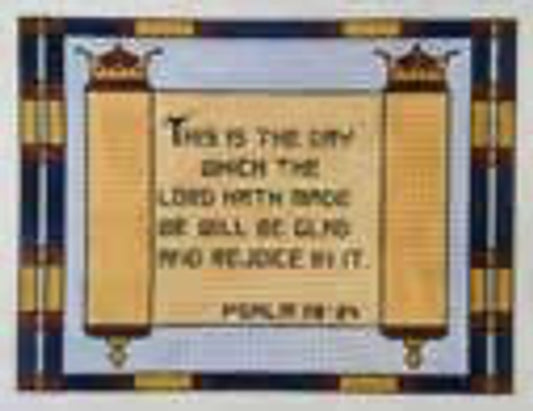 Psalm 118 "This is the day which the Lord hath made. We will be glad and rejoice in it." Psalm 118:24 Tallit