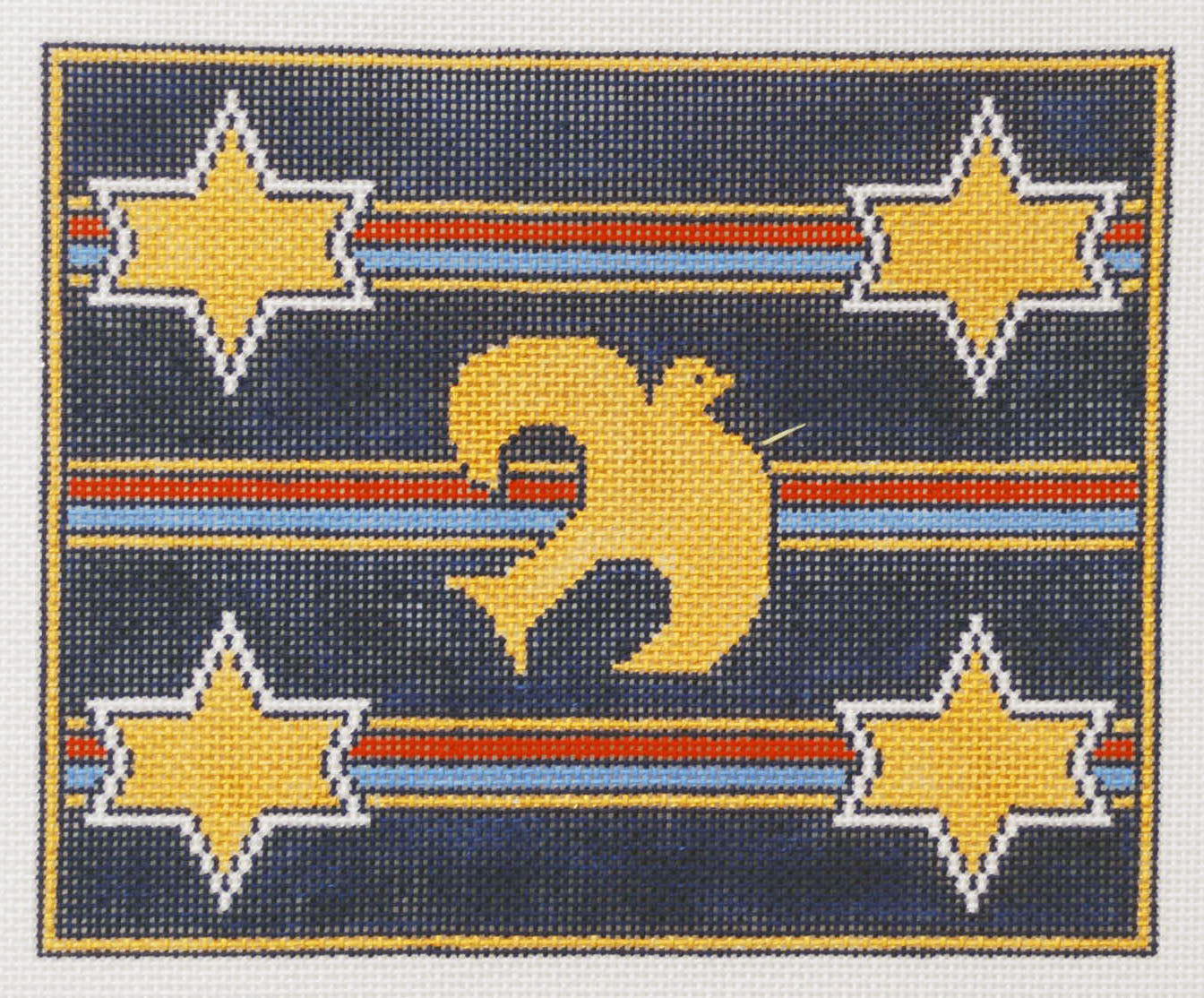 Golden doves and stars tefillin