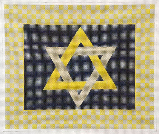 Silver and Gold Star Tallit -