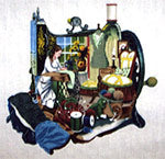 Lady at the Sewing Machine