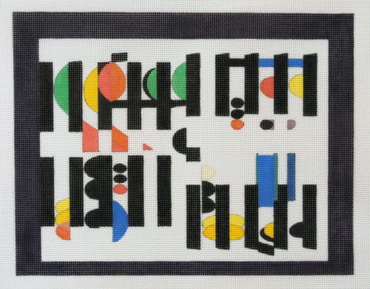 Circles and Bars Tallit