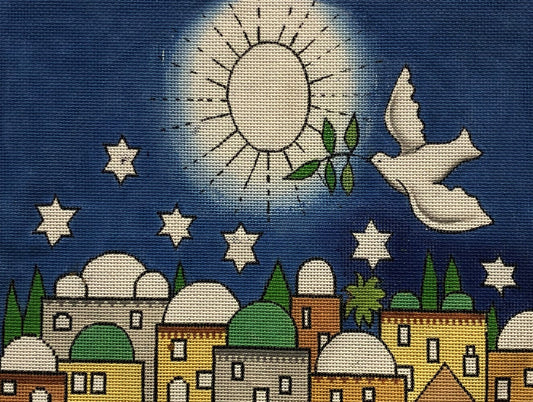 White Dove and Sun Tallit