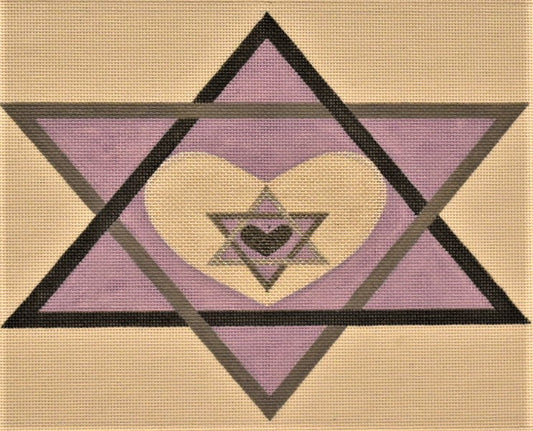 Silver Heart Tallit