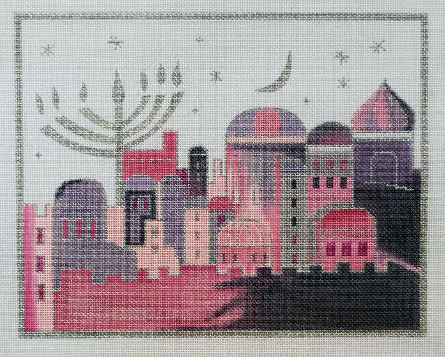Spirit of Jerusalem Tallit in Pink