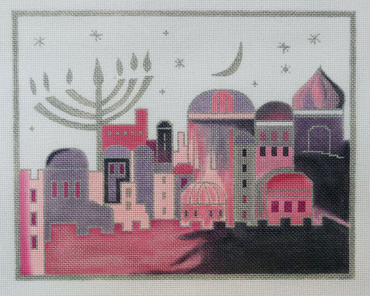 Spirit of Jerusalem Tallit in Pink