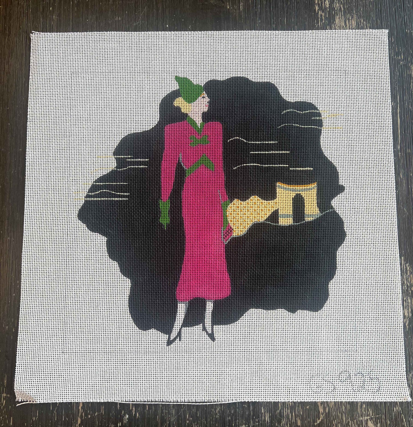 Vintage Canvas - Parisien Woman
