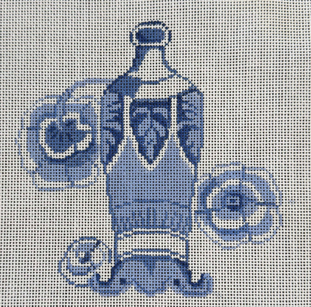 Vintage Canvas - Blue Vase