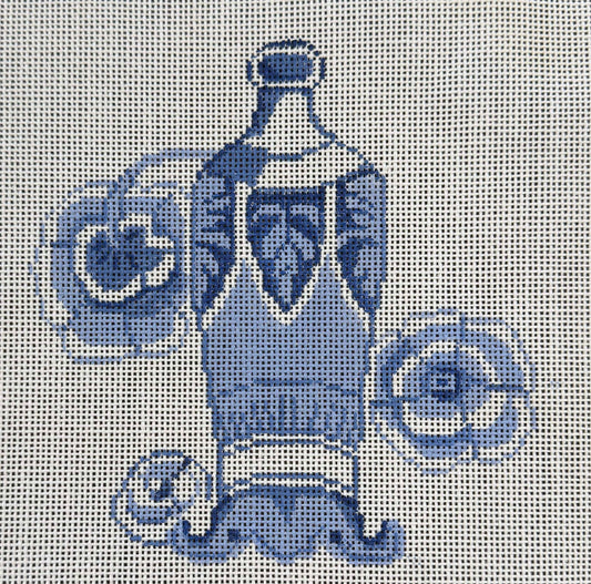 Vintage Canvas - Blue Vase