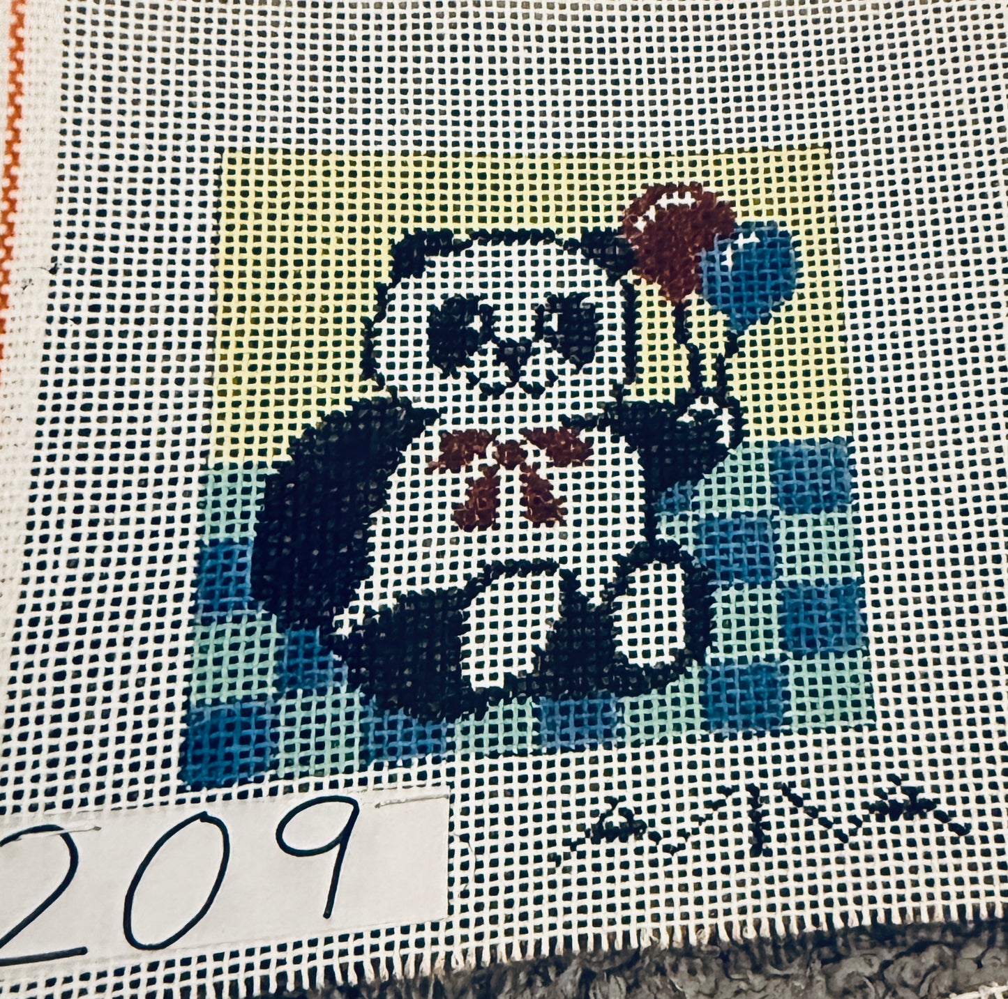 Panda with Balloons: Beginner Canvas