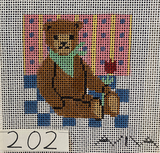 Teddy Bear with a flower