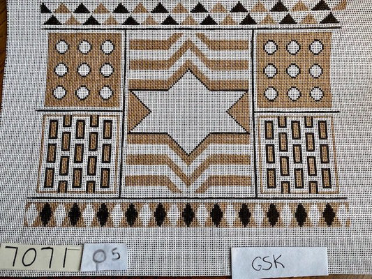 Gold Geometric Tallit