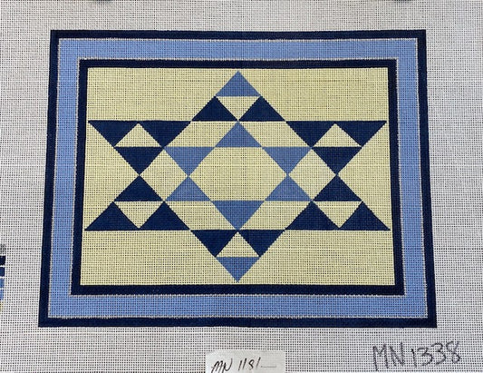 Two Colored Star Tallit