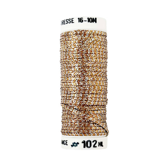 Au Ver a Soie Silver Metallic Braid #16 102HL