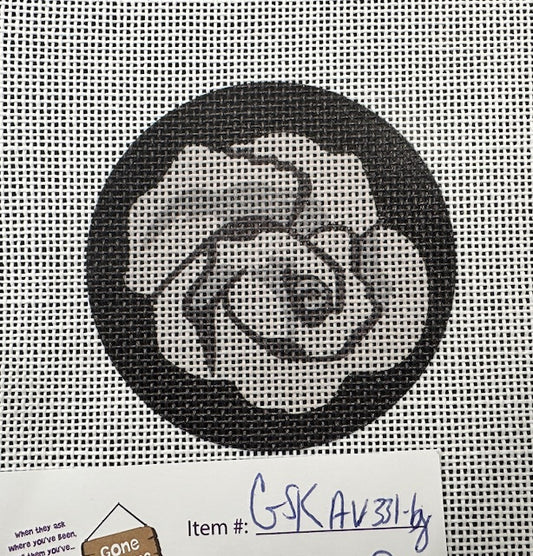 Gray Rose Circle
