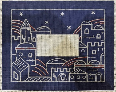 Silhoutte of Jerusalem Tallit