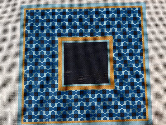 Blue Rounded Tefillin