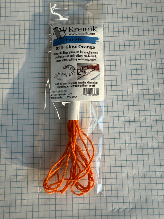 Facets 051F Orange  Flourescent 2.5m