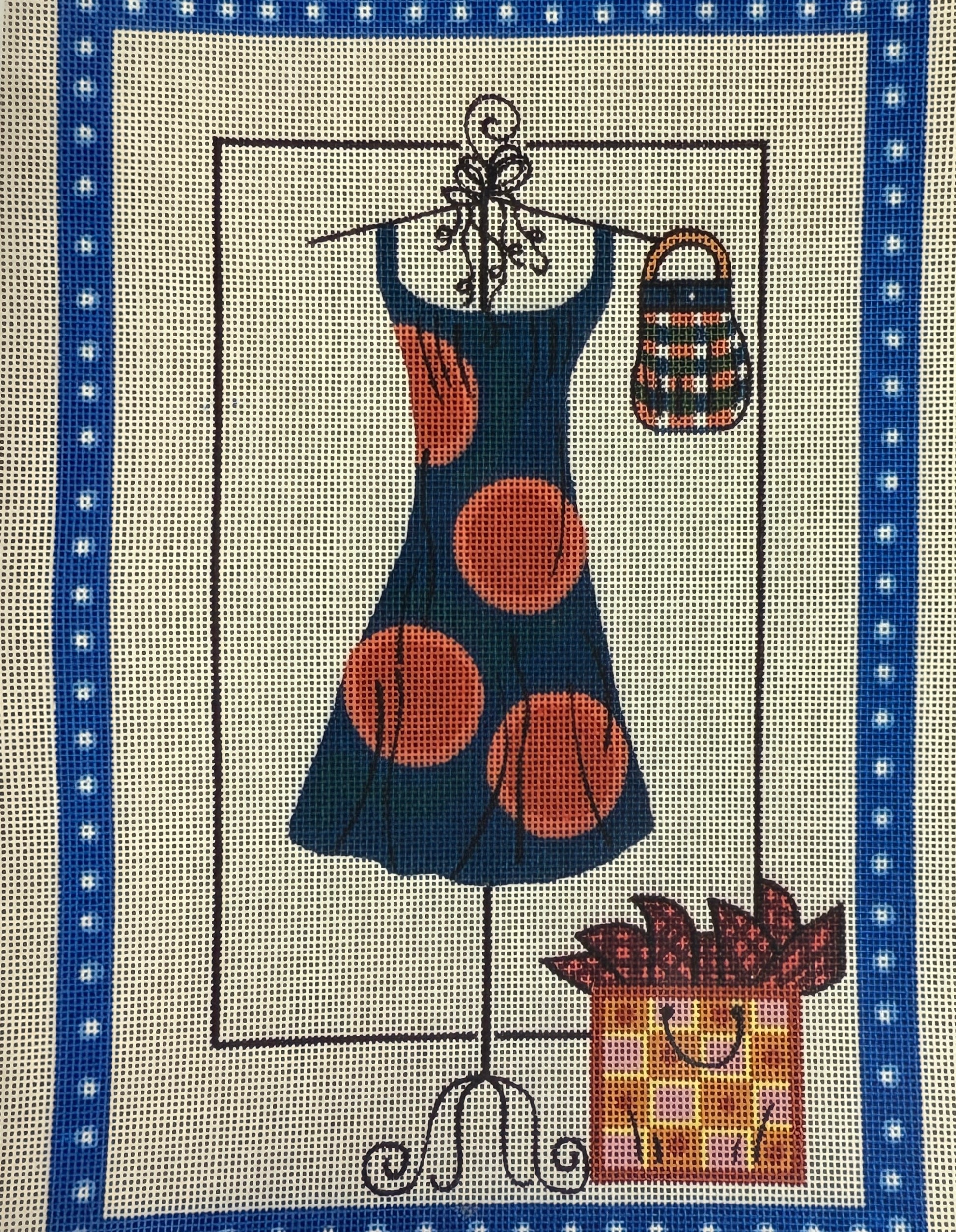 blue dress pattern A line dress pattern The Rory Dress Summer dress in midi length