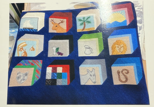 Gone Stitching Twelve Tribes Tallit