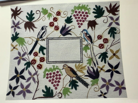 Birds and Berries Challah Cover - UV Print