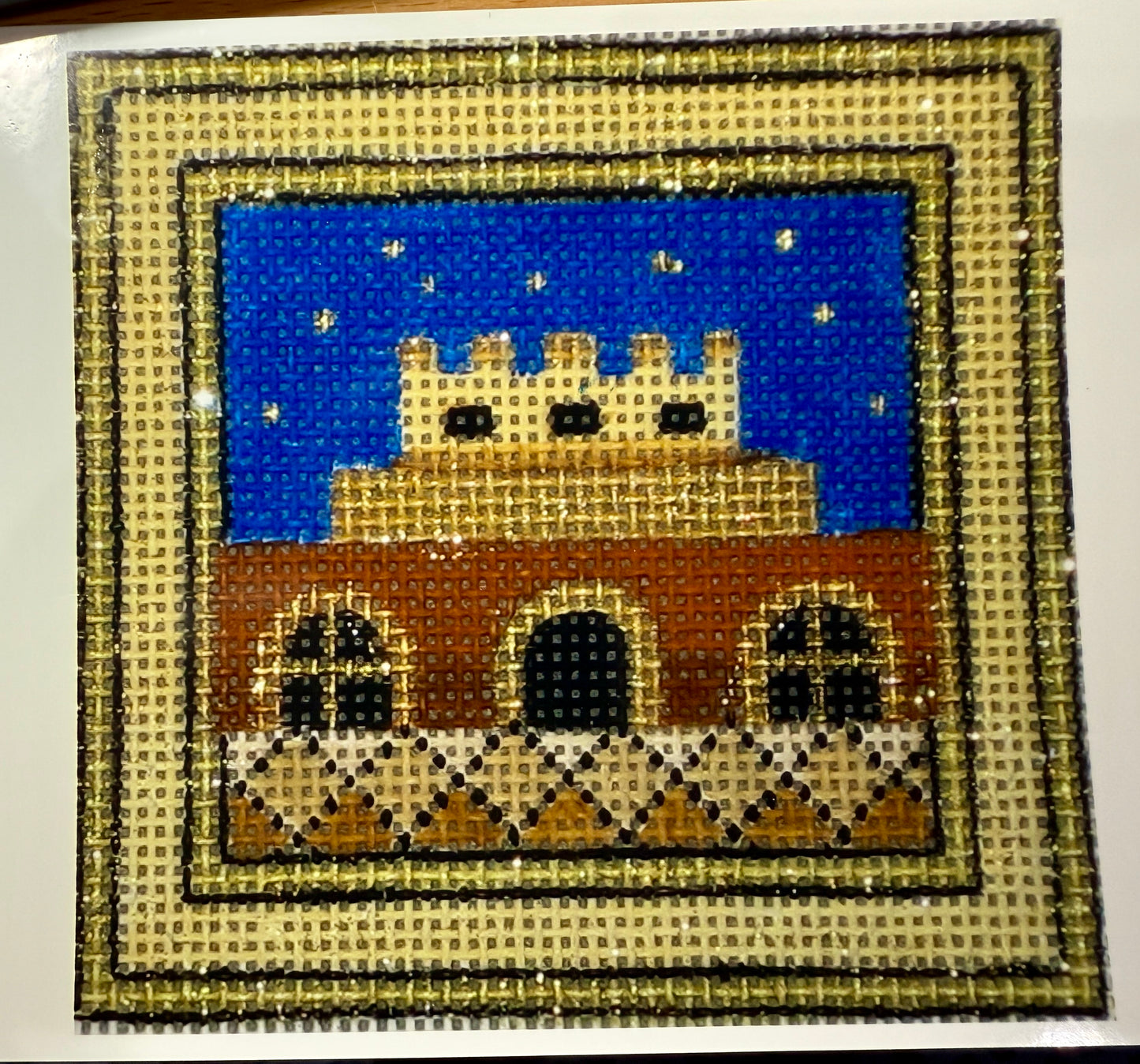 Small canvas patch. 12 Tribes - Simeon