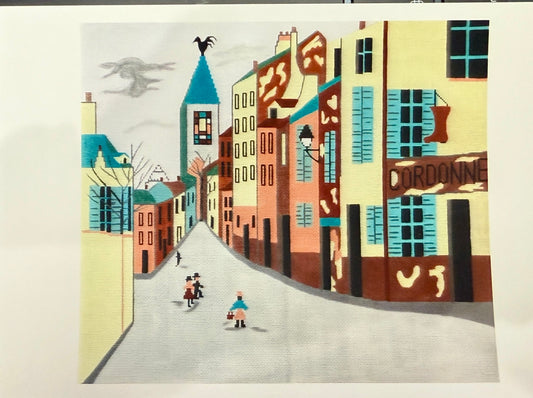 City Streets - Handpainted