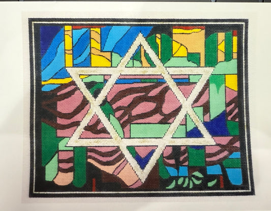 Stained Glass Star tallit