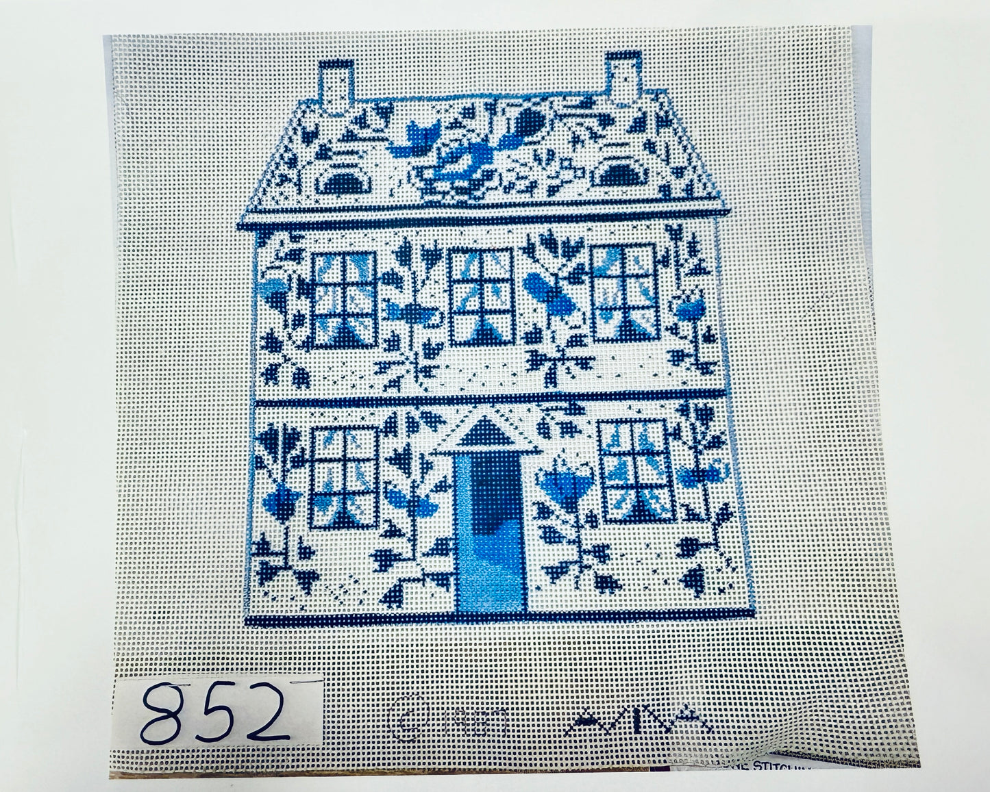 Blue and White Home