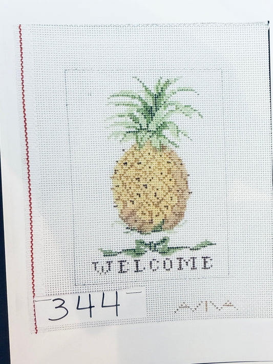 Welcome Sign and Fruit