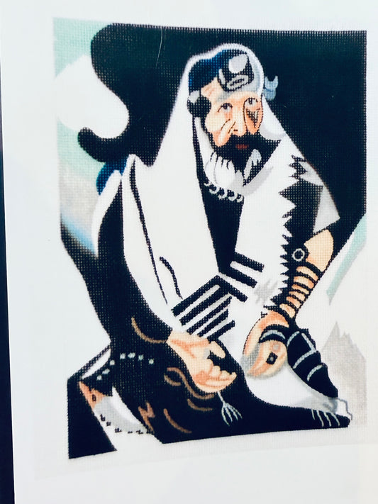 The Rabbi with Tefillin