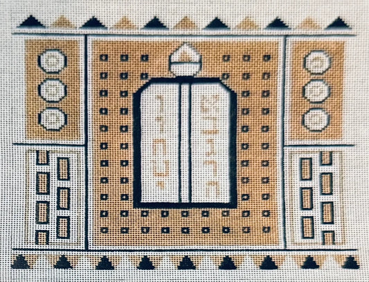 10 Commandments Tallit  UV Canvas