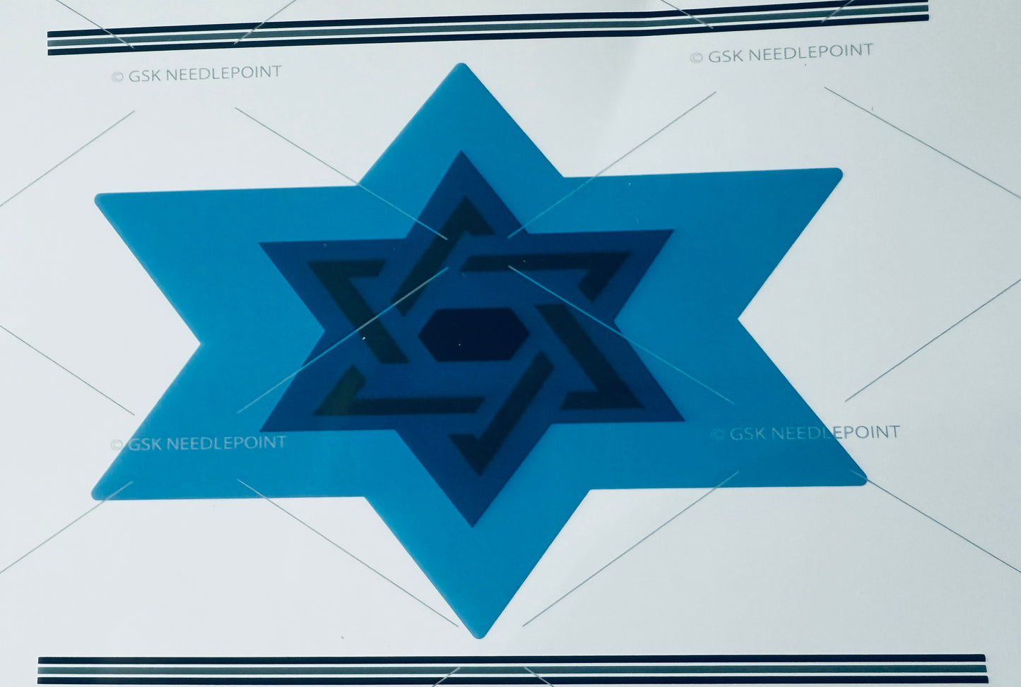 3 Tone Blue Star Tallit