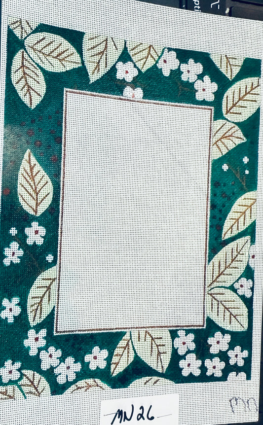 Green Leaves Picture Frame