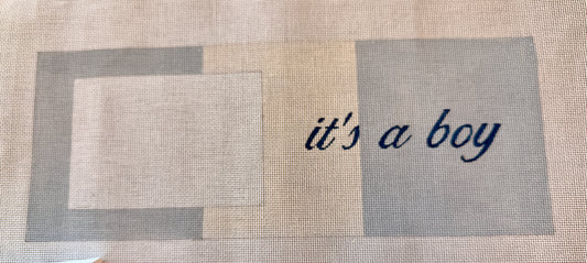 'It's a boy' picture frame.