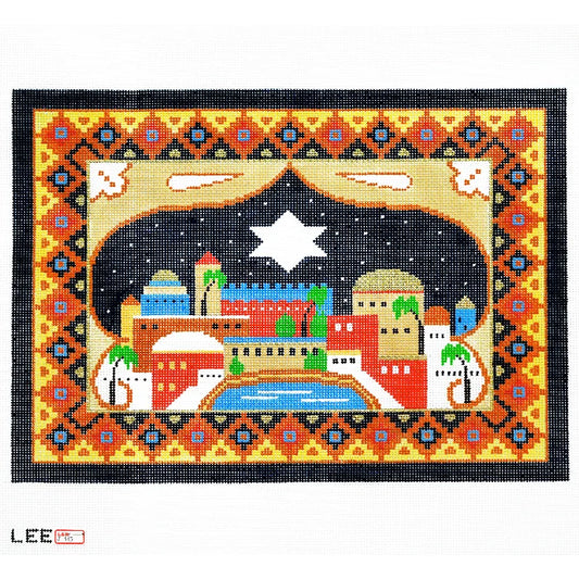 Jerusalem Tallit by Lee's Needle Arts
