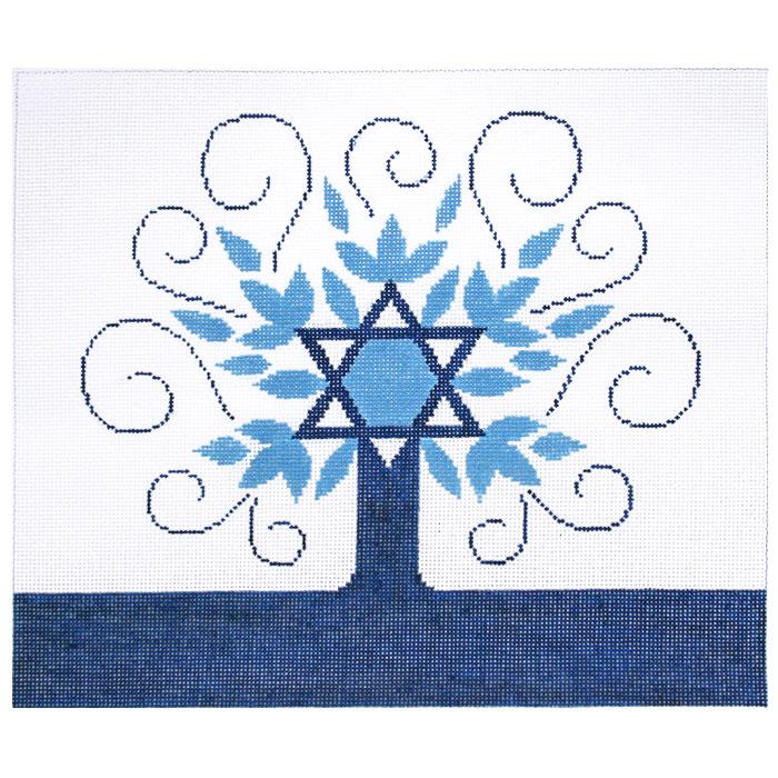 Tree with Swirls Tallit