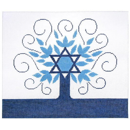 Tree with Swirls Tallit