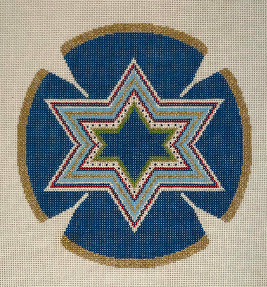 Gold Star Kippa by Tanya