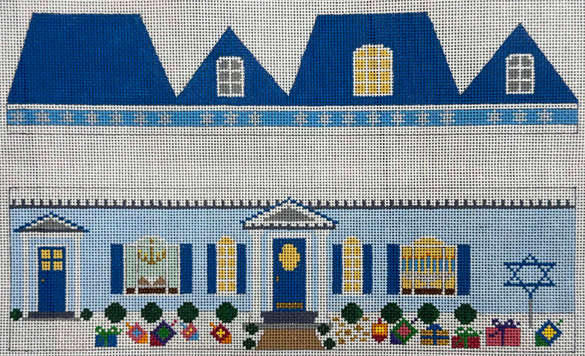 Hanukkah 3D House by Julia's Needleworks