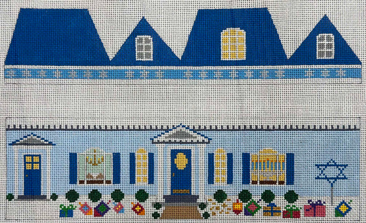 Hanukkah 3D House by Julia's Needleworks