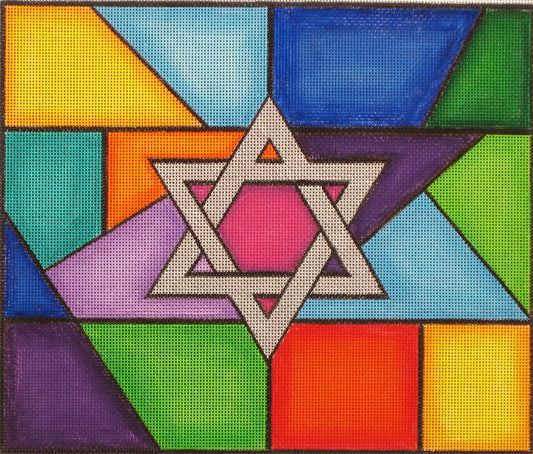 Stained Glass Tallit UV Canvas