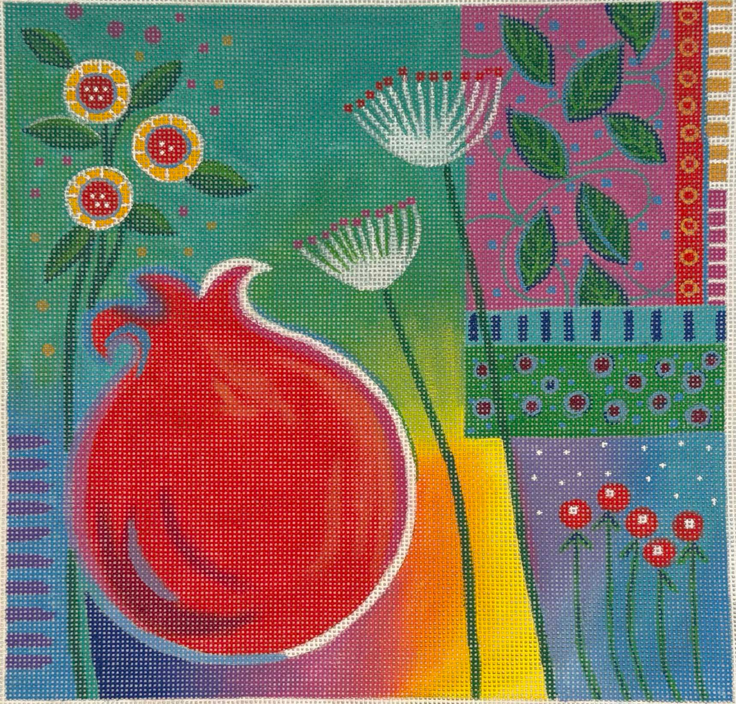 Laura B Pomegranate Canvas