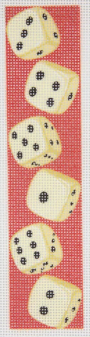 Tumbling Dice Bookmark Insert by Tilli Thomas
