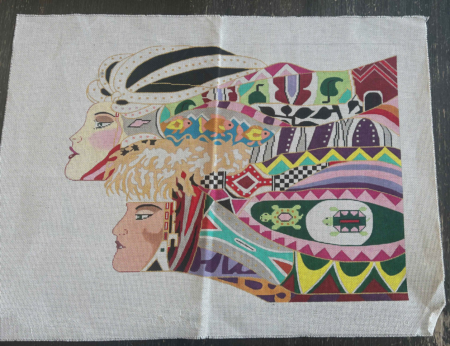 Vintage Canvas - Colorful Ladies
