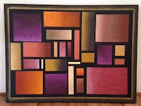 Mauve Abstract Tallit - UV Print