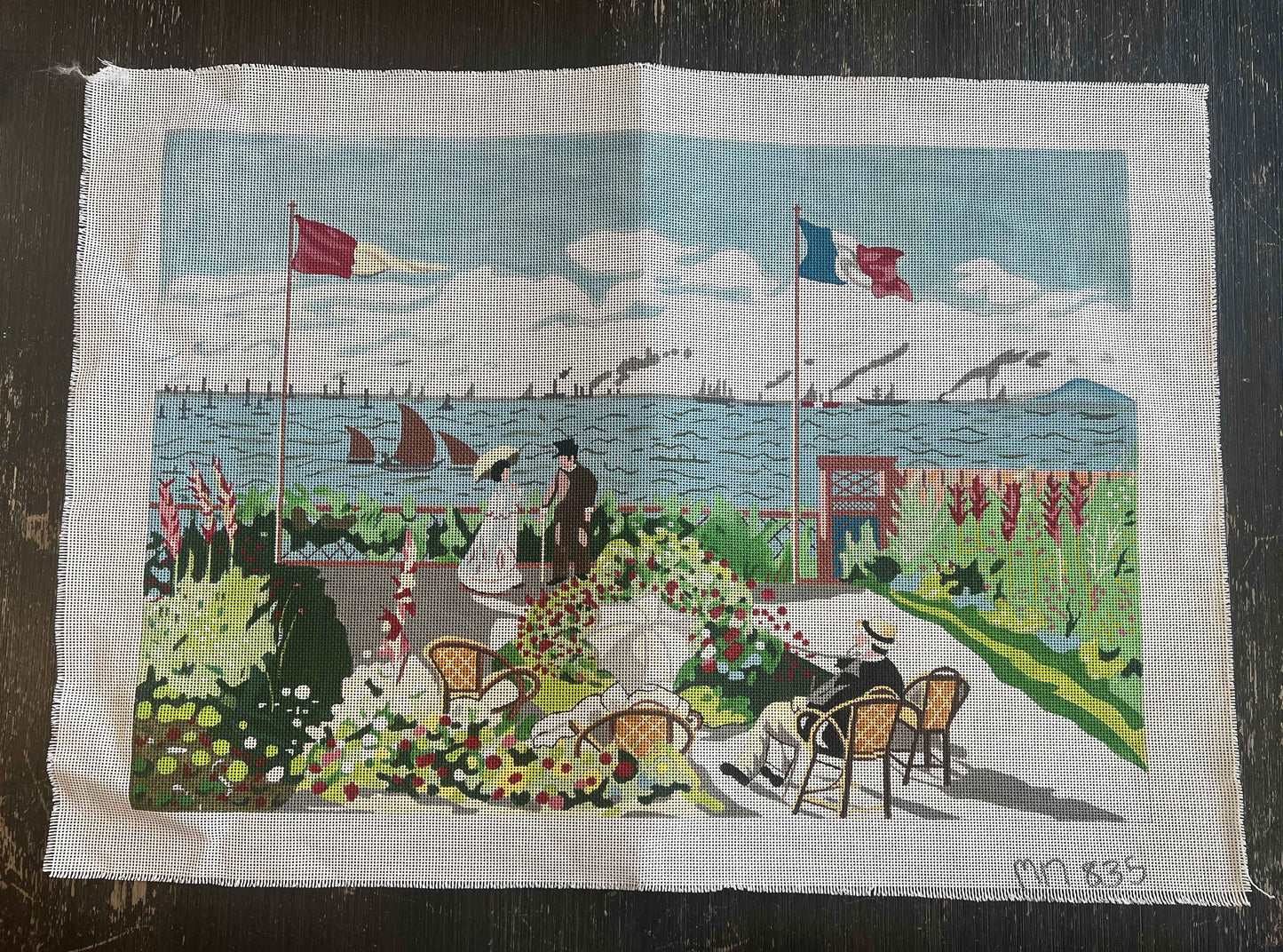 Vintage Canvas - French Waterfront