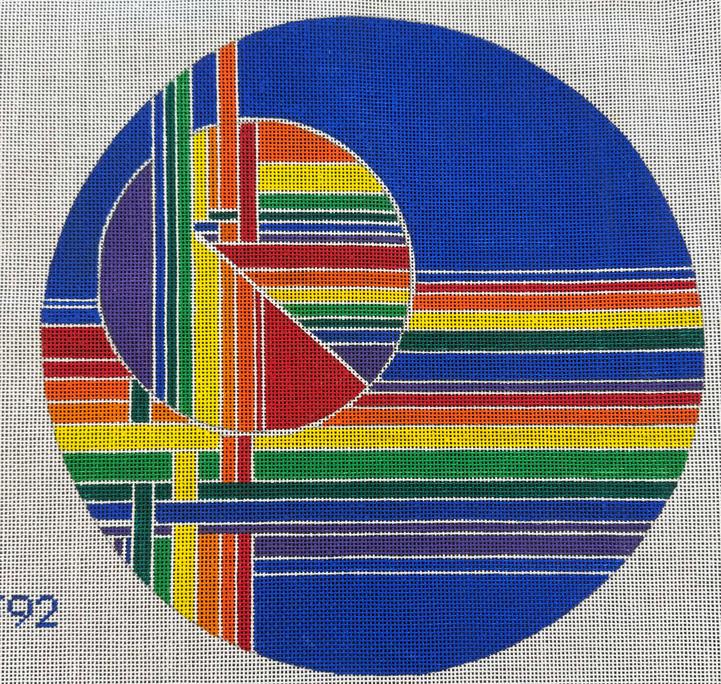 80s Vibes Circles and Lines