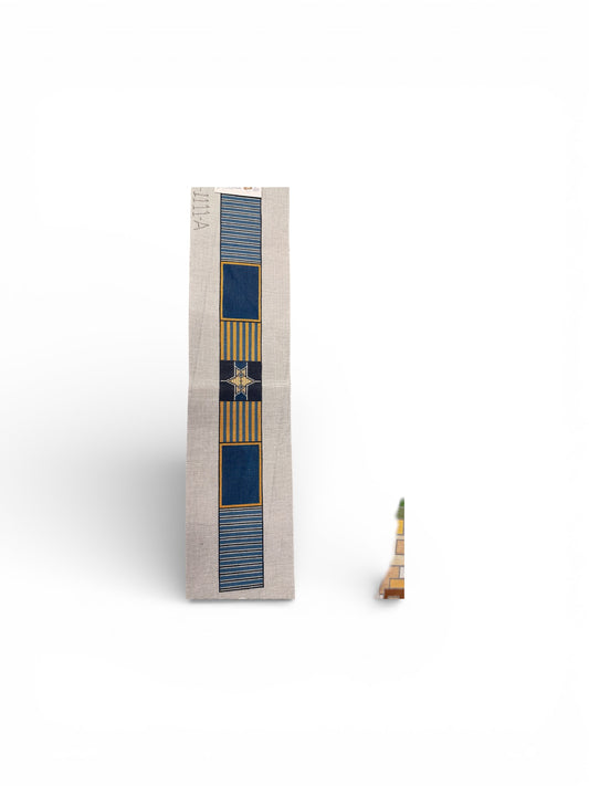 Blue/Yellow striped atara